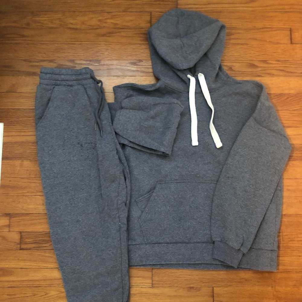 Zenana Brand Sweat Set - Gray